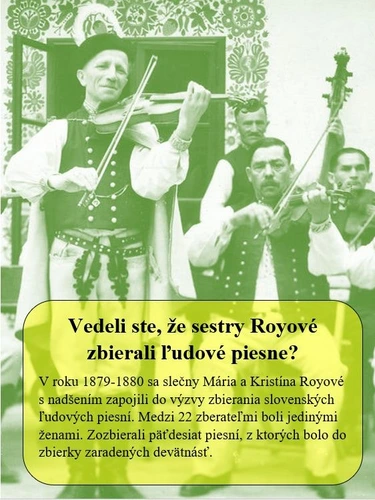 Sestry Royové- zberateľky ľudových piesní